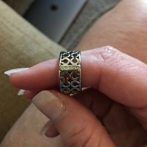 Coach Signature Ring Size 7
